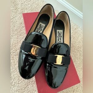 Salvatore Ferragamo Patent Leather Flats